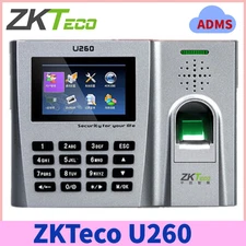 ZKTeco U260 TCP/IP ADMS 2.8-inch Fingerprint Biometric Recognition Time Clock