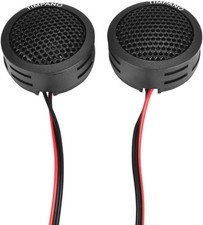 Timpano TPT-ST1 Dome Tweeter, 1 Inch Tweeter Set for Car Audio, Angle or Surface