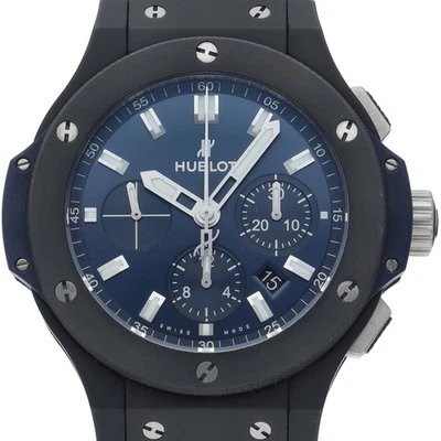 HUBLOT Big Bang Keramik Chronograph 44mm blau 301.CI.7170.LR Keramik / Rubbe... - Bild 1 von 4