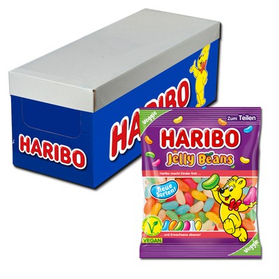 (7,81 /1kg) Haribo Jelly Beans,Gelee-Dragees, 20 Beutel je 160g