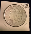 1893 CC-CARSON CITY MORGAN SILVER DOLLAR-UNGRADED-GOOD DETAILS