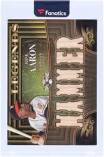 Hank Aaron Milwaukee Braves 2013 Topps Triple Threads Relics #TTRL-HA #8/27 Card