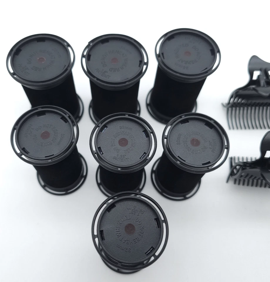 Hot Tools NextGen Hot Pod Rollers & Clips Set of 7 Flocked Ceramic 1.25" & 1.50" - Image 2 of 4