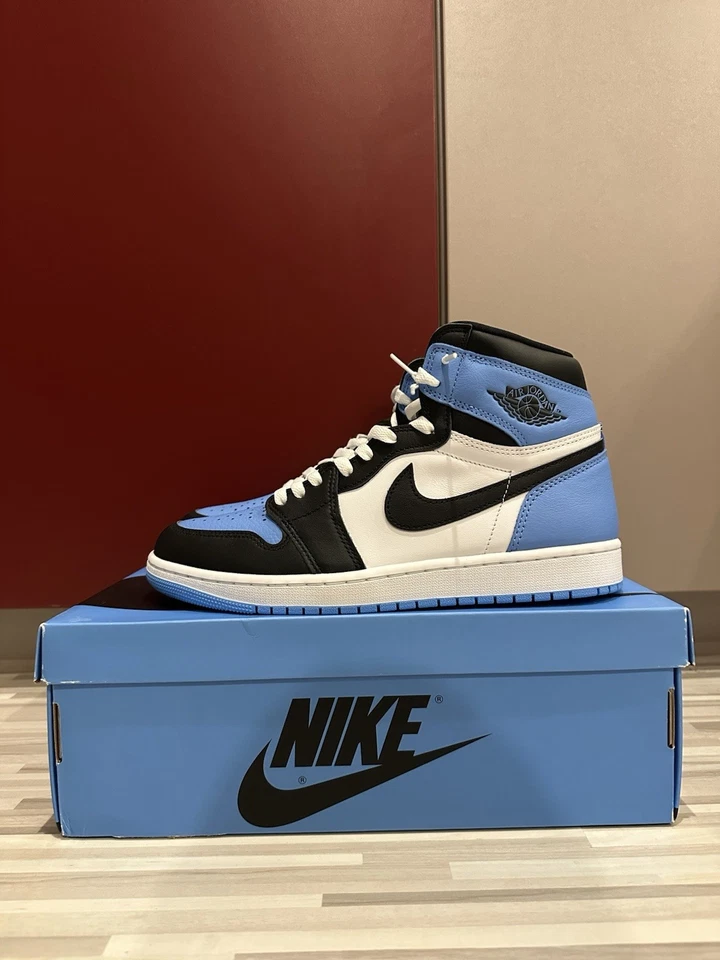 Nike Air Jordan 1 Retro High OG University Blue UNC Toe EU 44 / US 10 - Bild 3 von 4
