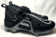 Nike Alpha Menace Pro 3 Mid Black Football Cleats Men’s Size 10.5 CT6649-001 