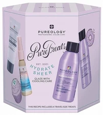 Pureology Hydrate Sheer Shampoo & Conditioner 4-Piece Travel Size Gift Box  2025