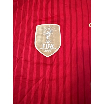 Adidas Spain Soccer Jersey Mens 3XL Red Xavi 8 2010 World Cup