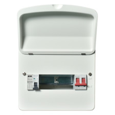 Excel Consumer Unit 6 Way 10 Module Main Switch Board with Type 2 SPD