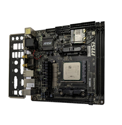 MSI A88XI AC A6-7400 FM2+ DDR3 Intel AC 7260 Mini-ITX Mainboard CPU Combo