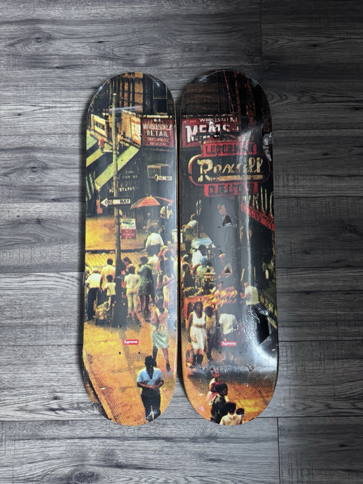 Supreme Street Scene Set FW10 Skateboard Decks