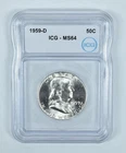 1959-D Franklin Half Dollar MS64 ICG *7614