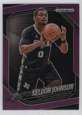 2024-25 Panini Prizm Black Purple Prizm 11/99 Keldon Johnson #83 1yj