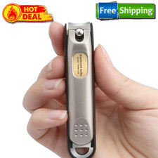 Nail Trimmer Pedicure Scissor Stainless Steel Clippers Anti Splash Manicure Tool