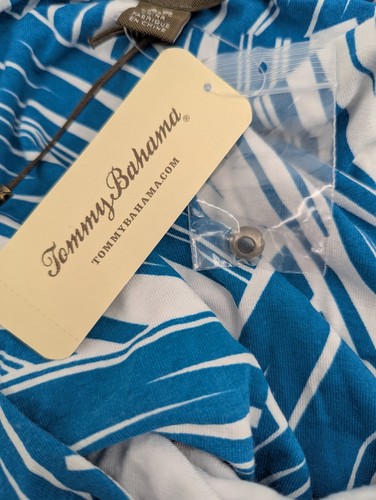 NEU Tommy Bahama Caravan Damenkleid quer Kordelzug hazy türkis Small 4/6 - Bild 8 von 9