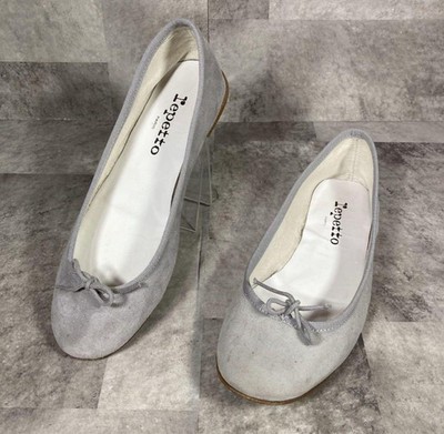 repetto　グレーフラットシューズ Repetto Ballet Flats - Gray Suede - Women's Size 37 (US 6.5