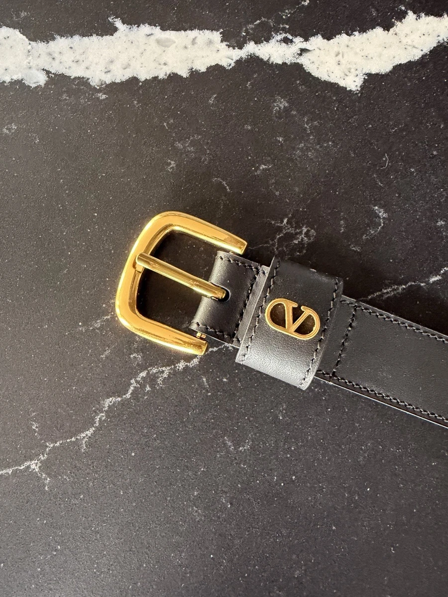 VALENTINO Gürtel Leather Belt W115 Nero | modeherz