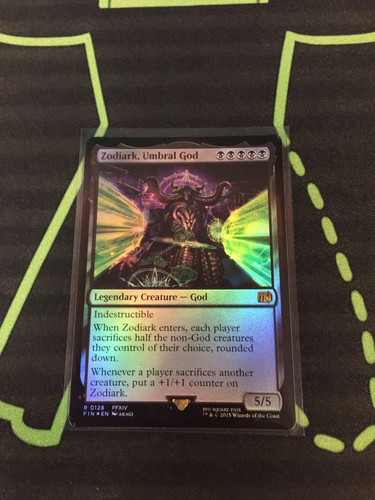 MTG Magic The Gathering Zodiark, Umbral God Foil FIN Rare Black Final Fantasy