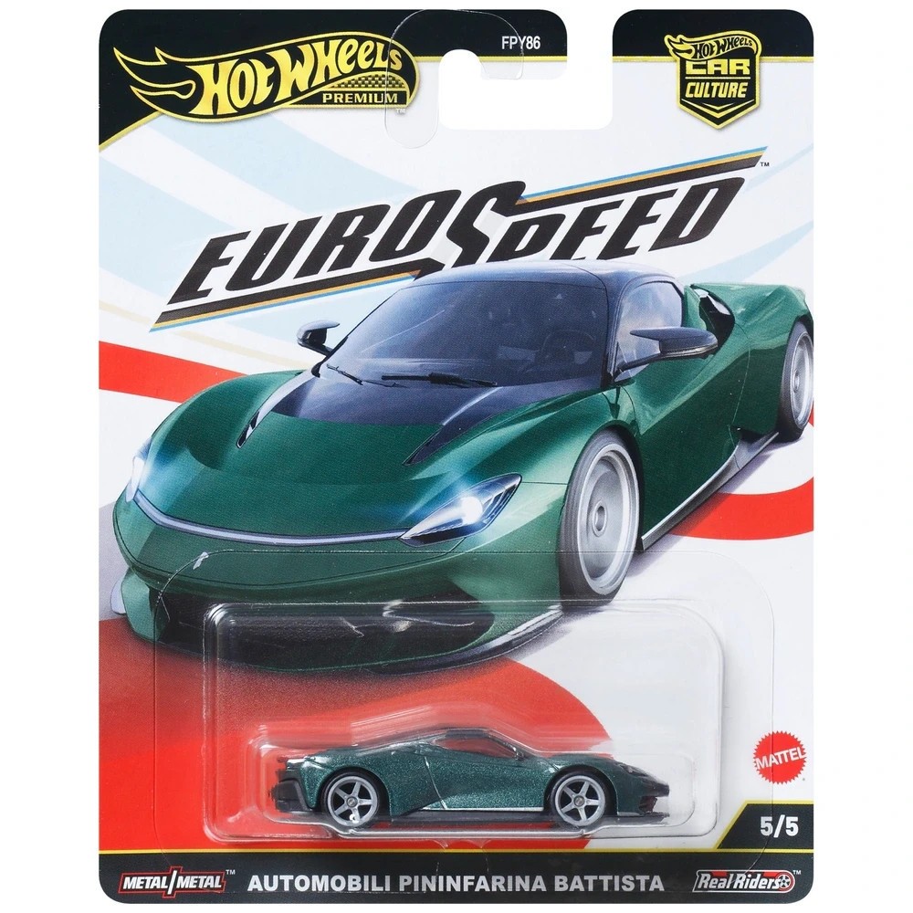 Hot Wheels Premium Automobili Pininfarina Battista EUROSPEED 1/64 diecast Metal