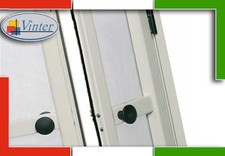 Zanzariera ante battenti in alluminio con profilo bombato SU MISURA OFFERTISSIMA