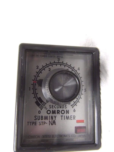 OMRON TATEISI ELECTRONICS TYPE STP-NM SUBMINY 60 SEC. TIMER