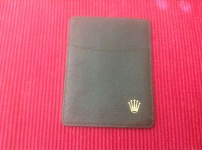 Original Rolex Kartenetui grün