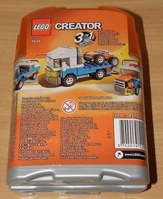 LEGO Creator 4838 MINI VEHICLES Car Transporter Off Road Tow Truck