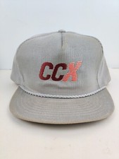 Vtg USA MADE Corduroy CCX Trucker Hat Snapback Cap Vintage