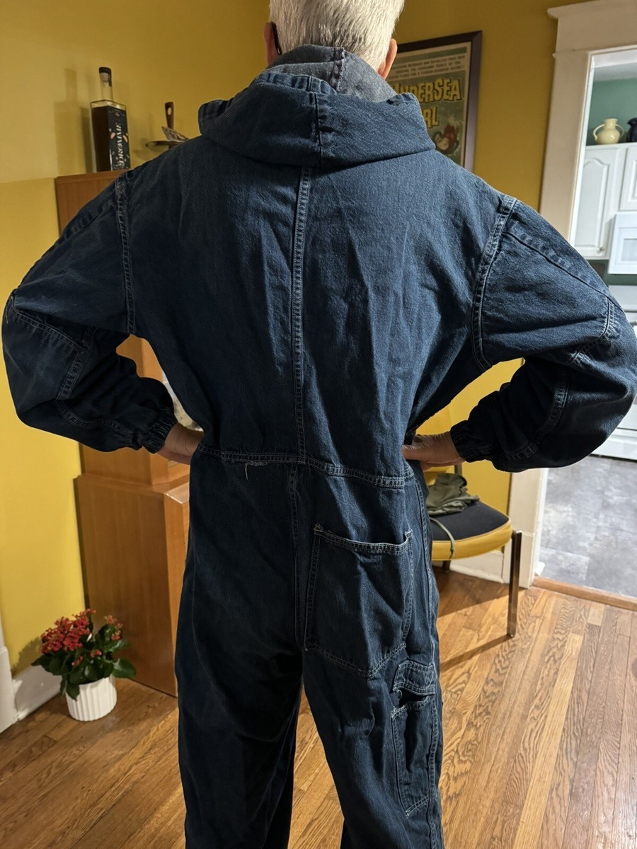 M. Setlow & Sons Vintage 60s / 70s Hooded denim workwear M. Setlow & Sons Vintage 60s / 70s Hooded denim workwear