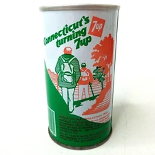 7up "America's Turning 7up" Soda Pop Can - Vintage 1979 - Connecticut