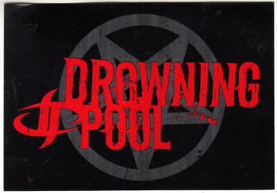 2004 DROWNING POOL Promo Sticker - CD Desensitized 