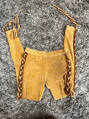 Puma x Fenty By Rihanna Velour Lacing Tight Pants Size small