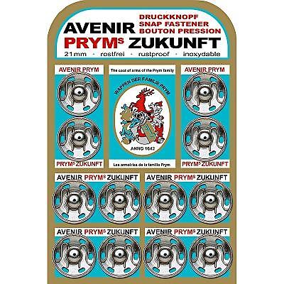 Prym AnnäH-DruckknöPfe (21 Mm/ Silberfarbig/ 12 St.)-image