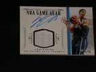 ENES KANTER 2014-15 PANINI SIGNED AUTOGRAPHED GAME USED JERSEY CARD 52/75