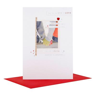 Hallmark One I Love Luxus neue Weihnachtskarte ''Moments To Remember'' - Medium