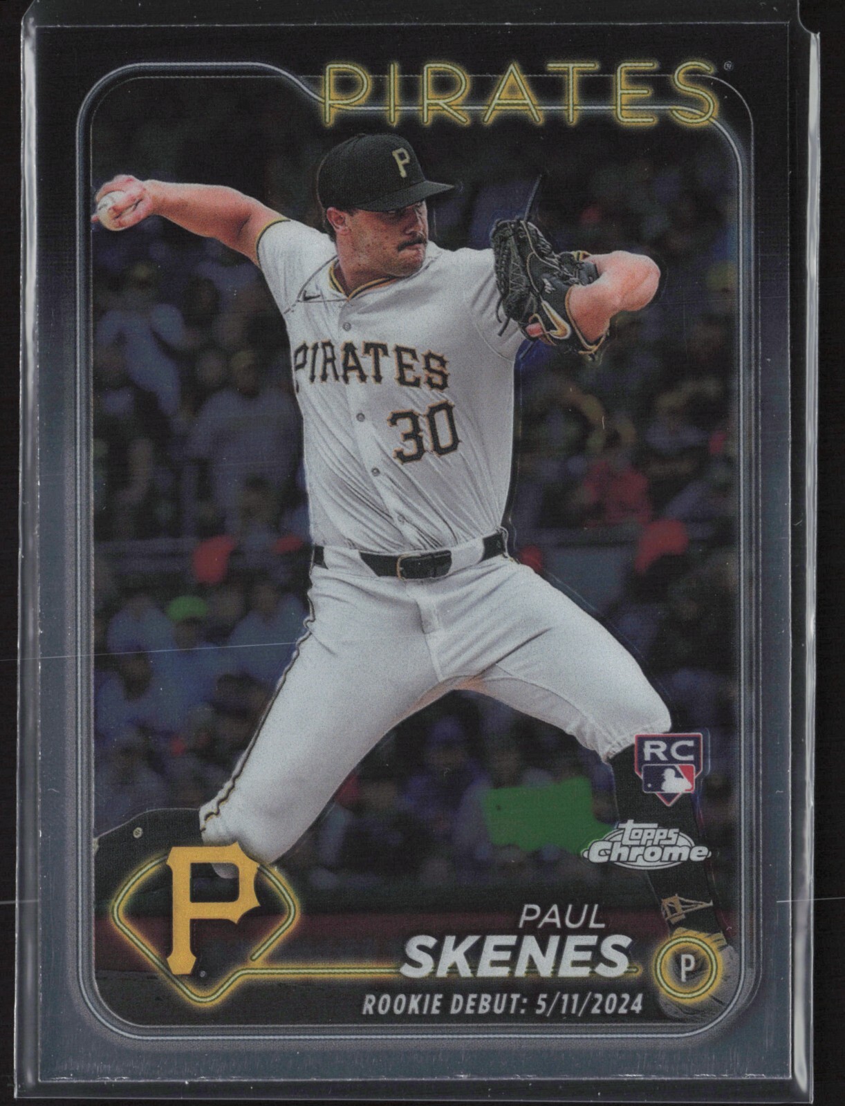 2024 Topps Chrome Update Paul Skenes RC Rookie Debut Pittsburg Pirates #USC27