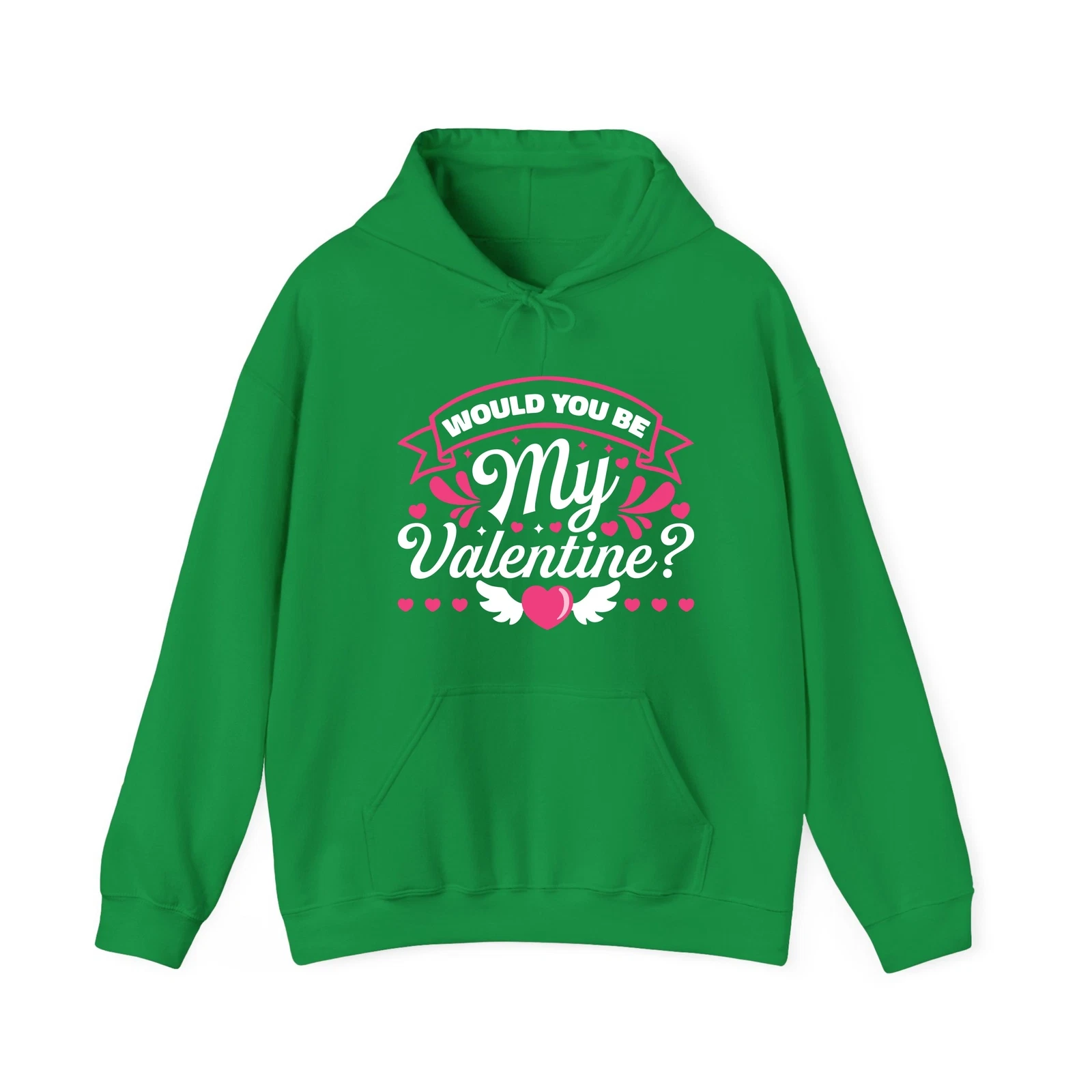 Felpa con cappuccio Saresti il mio San Valentino messaggio d'amore proposta San Valentino unisex cappuccio