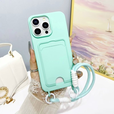 Handy Case Cover Für iPhone16 15 Pro Max 14 13 12 11 X/Xr/Xsamx w/Lanyard Neu