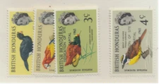 British Honduras Stamps Scott #195 To 199, Mint Never Hinged