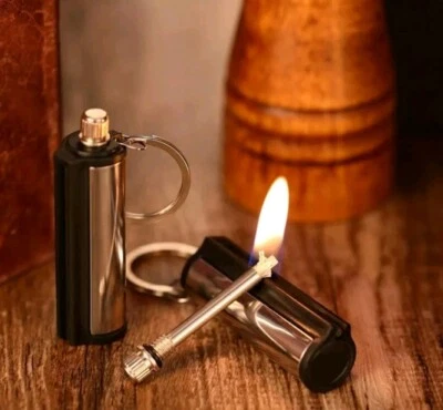 Ewig Outdoor Camping Überleben Benzin Sturm Feuerzeug Feuerstein Metall Zündholz