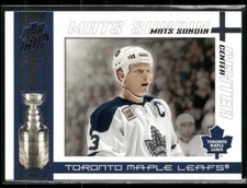 2003-04 Pacific Quest for the Cup #96 Mats Sundin Toronto Maple Leafs HOF