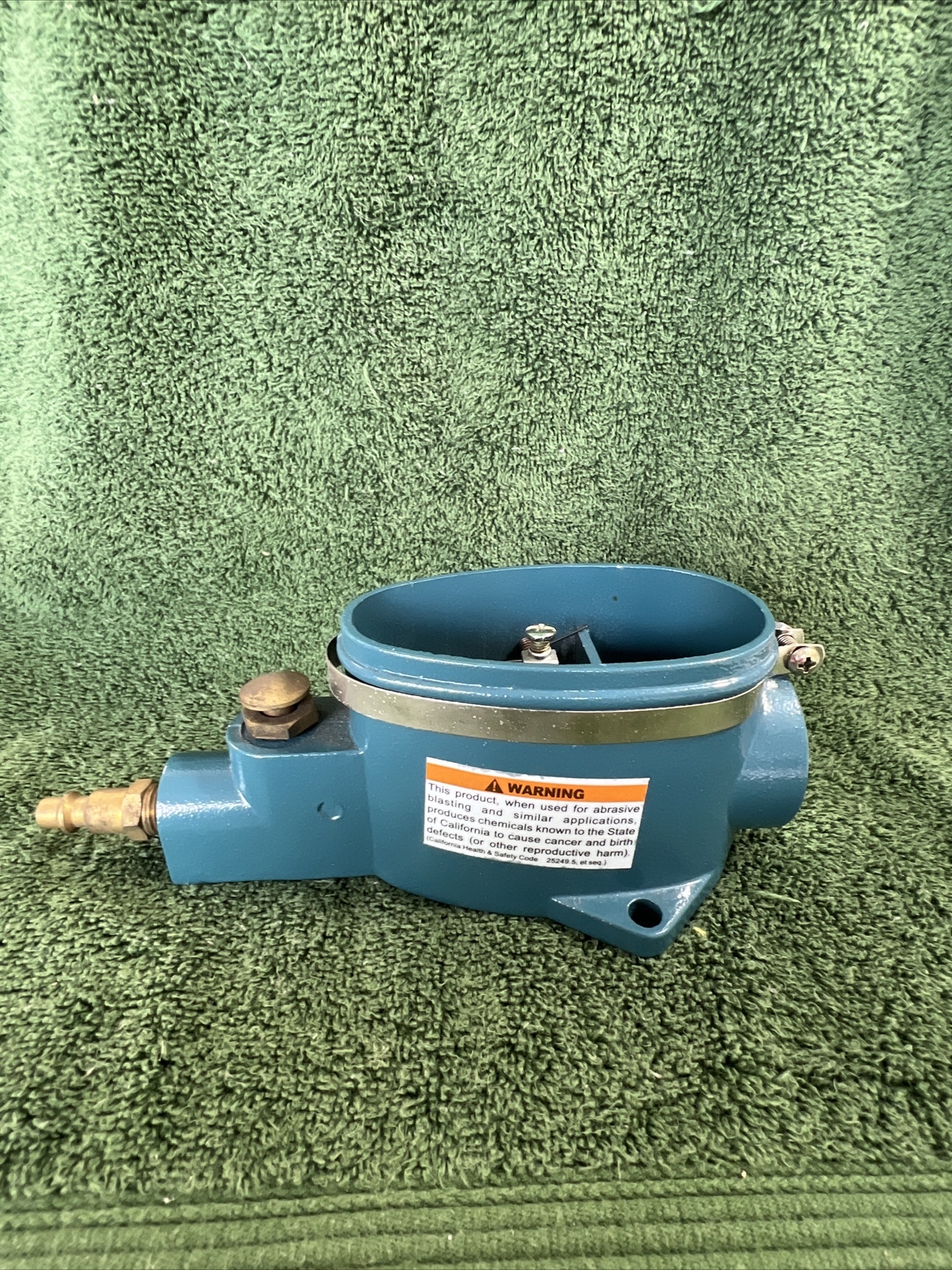 PNEUMATIC SPARK PLUG CLEANER SAND BLASTER ABRASIVE CLEANING TOOL eBay