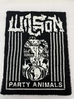 WILSON Band Party Animals Back Patch Battlevest PBR Can NOS — photo 1