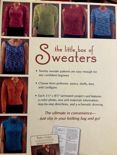 The Little Box of Sweaters ~ Melissa Matthay & Sheryl Thies 20 PATRONES y guía - Imagen 3 de 3