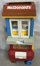 Vintage Fisher Price Fun with Food McDonald’s Drive Thru Playset