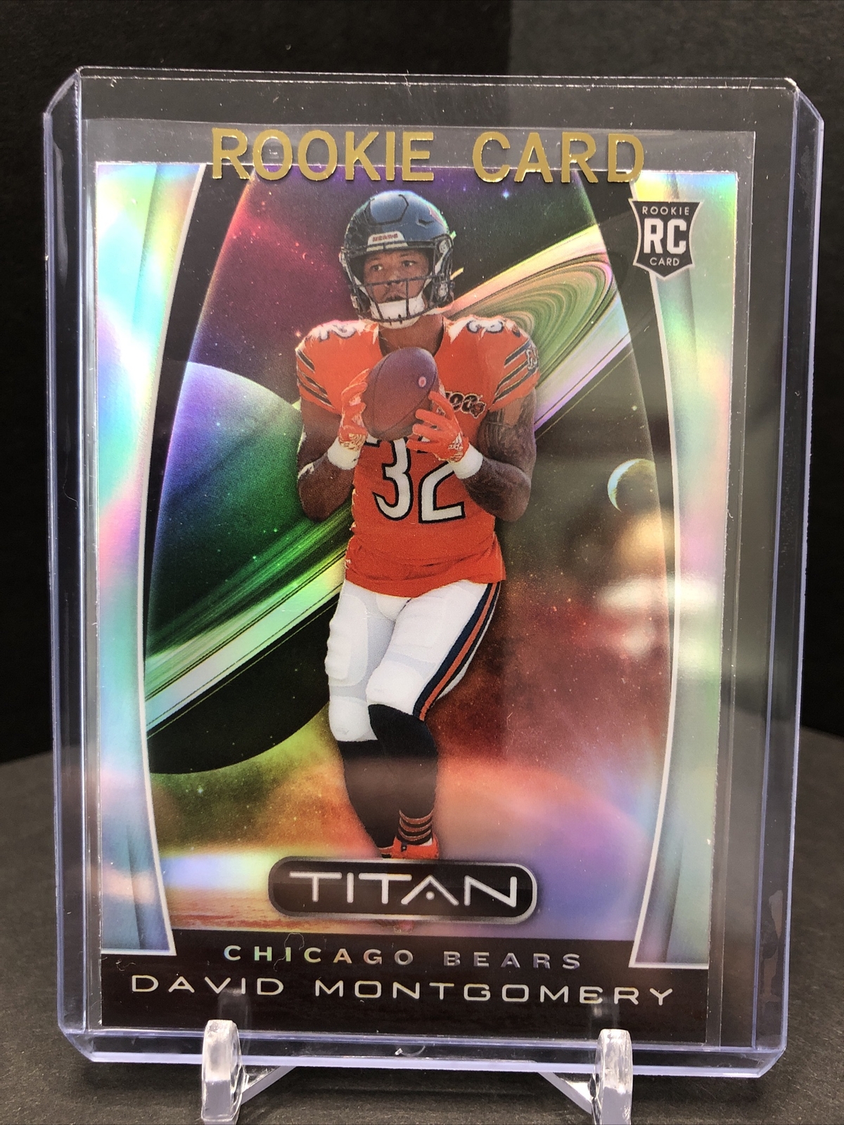 2019 Chronicles Titan DAVID MONTGOMERY #T6 Silver Prizm Rookie RC Chicago Bears