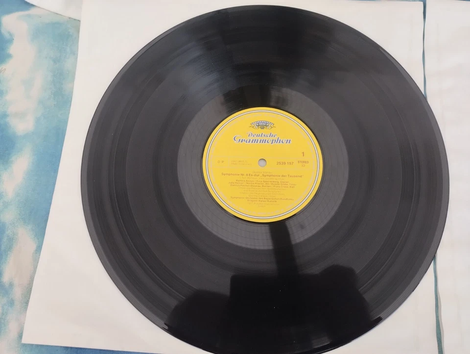 DG 413 232-1 Mahler Symphonies No.8 & No.10 Rafael Kubelik DBL LP NM# - Image 3 of 4