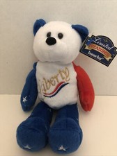BRAND NEW WITH TAGS LIBERTY THE PATRIOTIC BEAR LIMITED TREASURES BEAR