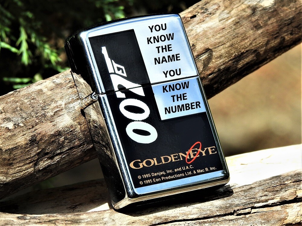 Zippo Lighter - James Bond 007 - GoldenEye - Rare - Pierce Zippo Lighter - James Bond 007 - GoldenEye - Rare - Pierce