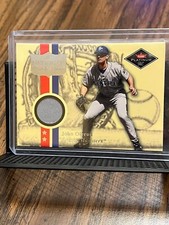 JOHN OLERUD 2001 FLEER PLATINUM NATIONAL PATCH TIME GAME-USED JERSEY RELIC CARD!