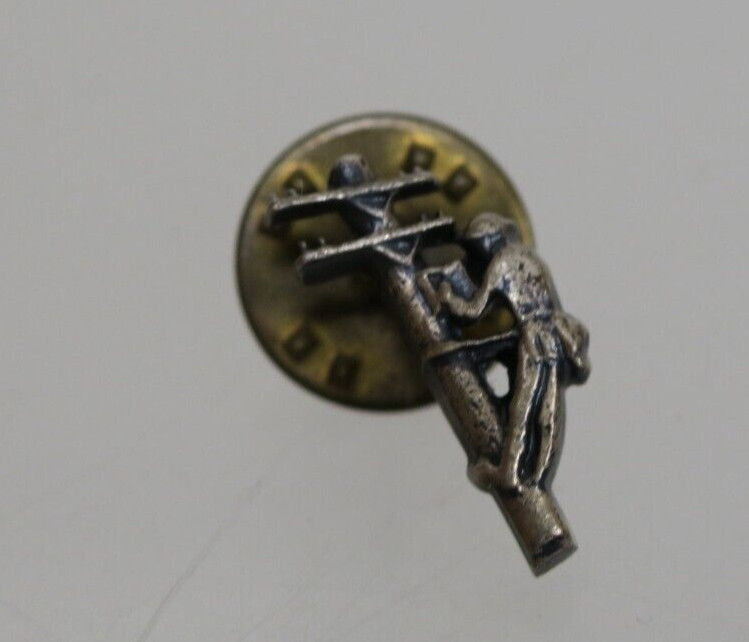 Electrical Lineman Sterling Silver Attendance Awa… - image 1